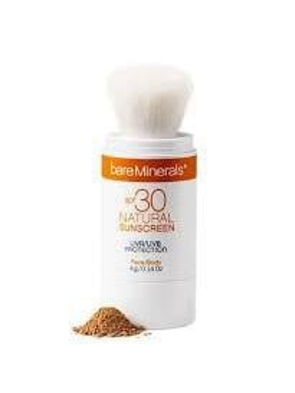 BARE ESCENTUALS MINERALS NATURAL SUNSCREEN SPF 30 BRUSH ON APPLICATOR Medium